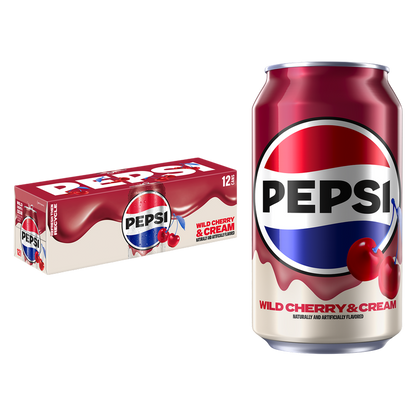 Pepsi Wild Cherries and Cream 12pk 12oz Can