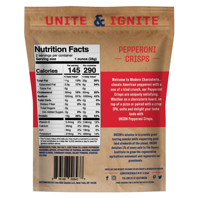 UNION Pepperoni Crisps 2oz