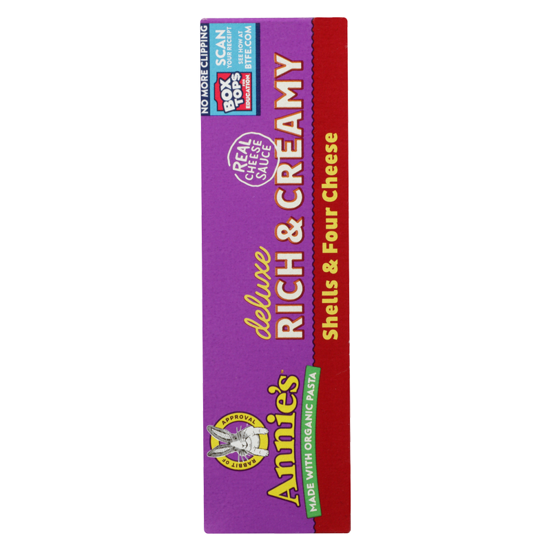Annie's Homegrown Deluxe Rich & Creamy Shells & Four Cheese Pasta & Cheese Sauce 11.3oz