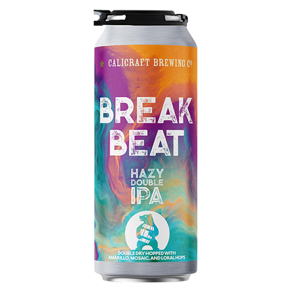 Calicraft Brewing Co. Break Beat Hazy Double IPA 4pk 16oz Cans