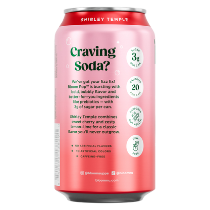 Bloom Pop Shirley Temple 12oz Can