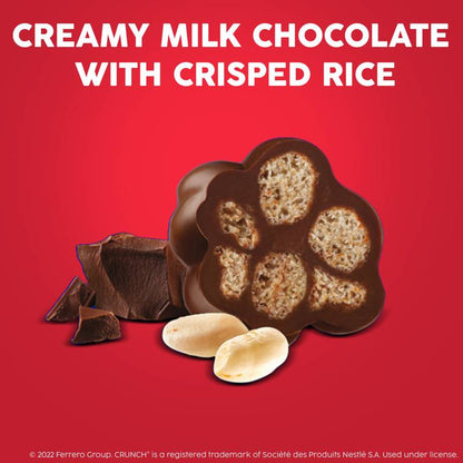 Buncha CRUNCH Milk Chocolate and Crisped Rice, Resealable Bag, 8 oz