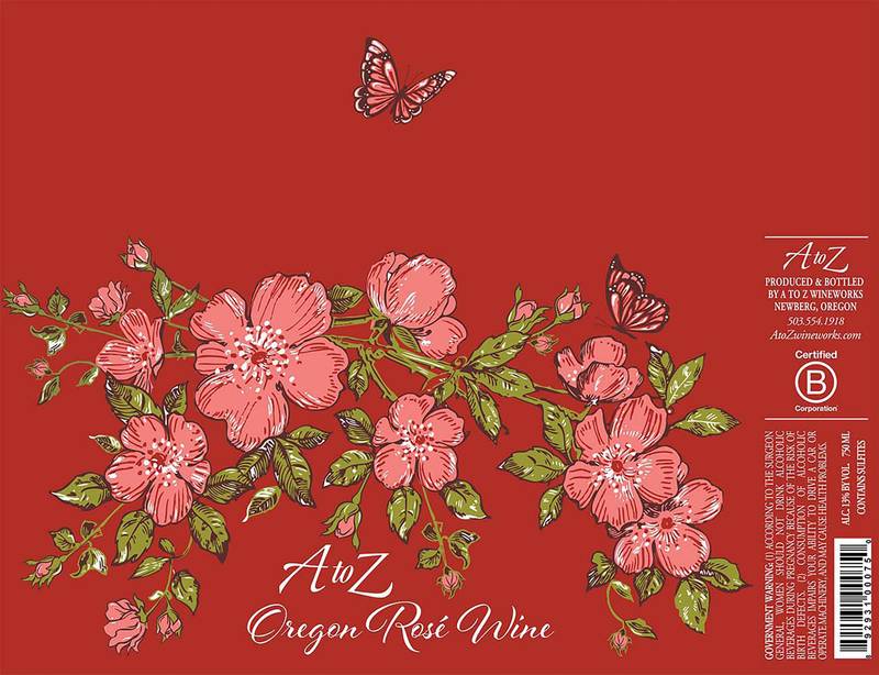 A to Z Wineworks Oregon Rosé Wine, 750 mL Bottle - A to Z – BevMo!