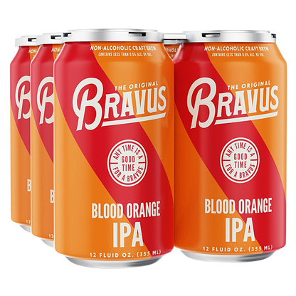 Bravus Brewing Co. Blood Orange Non-Alcoholic IPA 6pk 12oz Cans