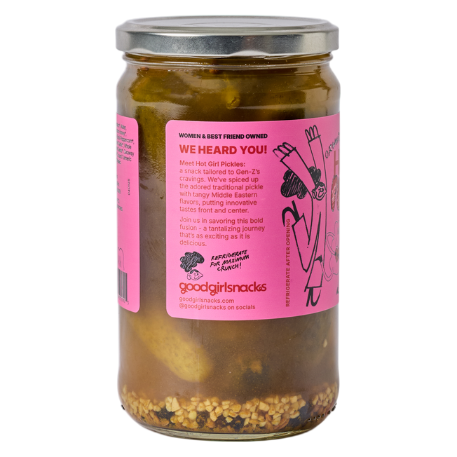 HOT GIRL PICKLES Bread & Butter 24 Fl Oz