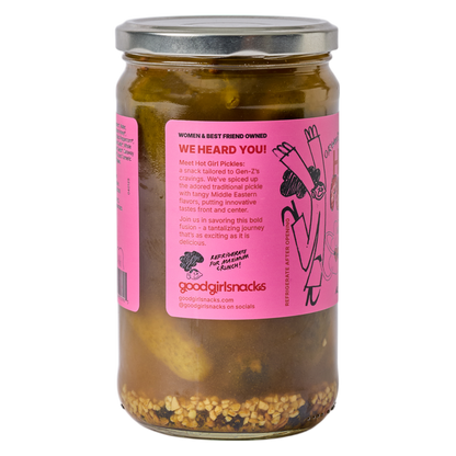 HOT GIRL PICKLES Bread & Butter 24 Fl Oz