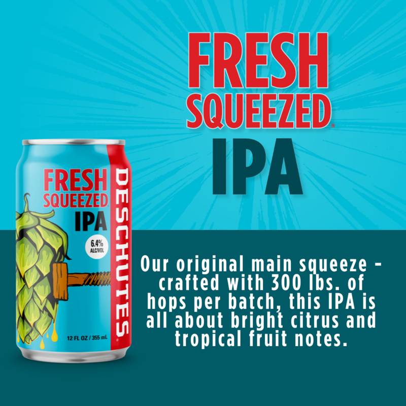 Deschutes Fresh Squeezed IPA 6/12oz Can