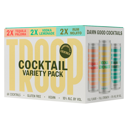 Troop Variety Pack 6pk 200ml Cans 10% ABV