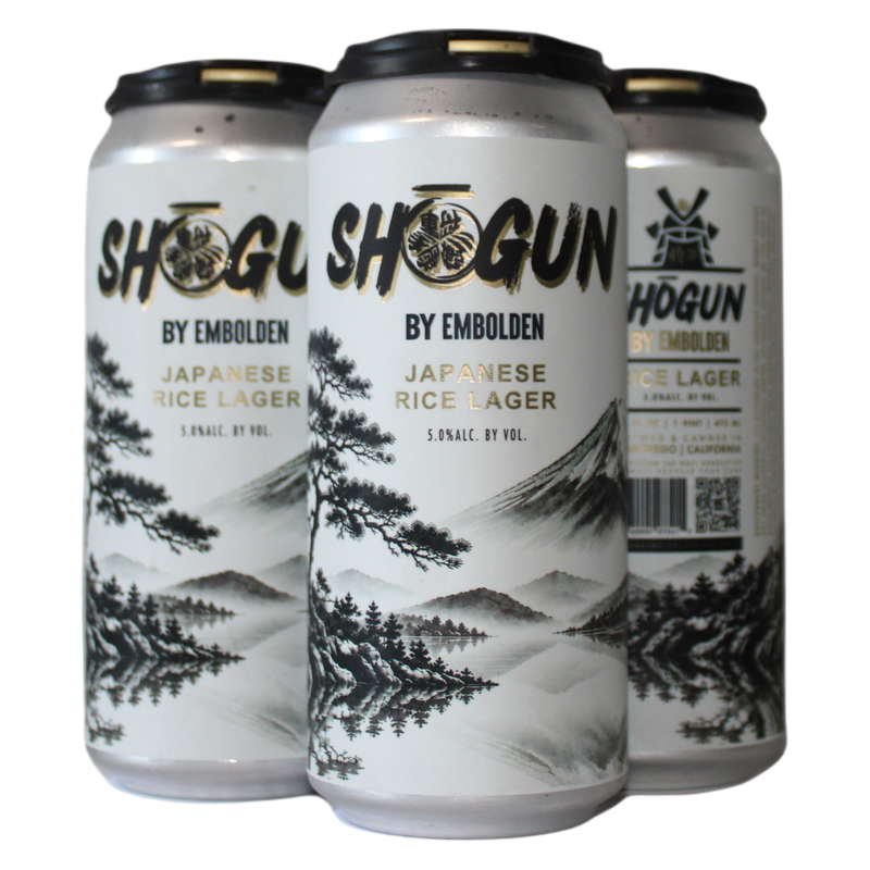 Embolden Shogun Japanese Rice Lager 4pk 16oz Can