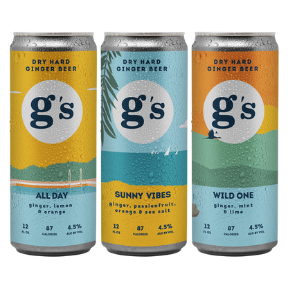 G's Hard Ginger Beer Variety Pack (6PKC 12 OZ)