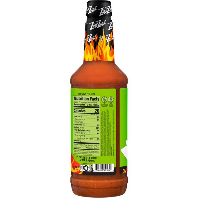 Zing Zang BlaZing Bloody Mary Mix 32oz Btl