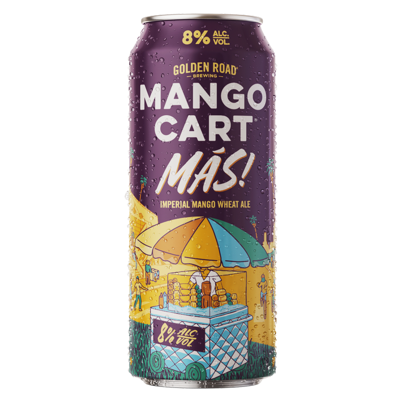 Golden Road Mango Cart Más! Single 19.2 oz Can 8% ABV