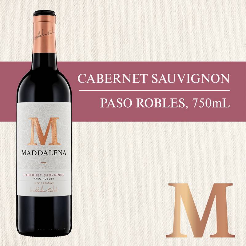 Maddalena Paso Robles Cabernet Sauvignon Red Wine 2022 750 ml
