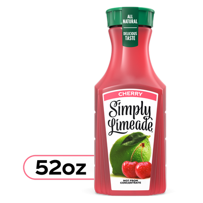 Simply Limeade with Cherry 52oz Btl