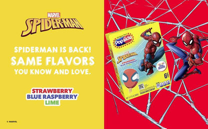 Popsicle Spider-Man Pops 6ct