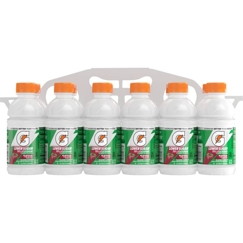 Gatorade Lower Sugar Glacier Cherry 12ct 12oz Btl
