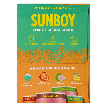 SUNBOY Refresher Variety Pack 8pk 12oz Cans