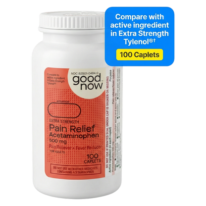 Goodnow Extra Strength Pain Relief Acetaminophen 500ML -100 caplets
