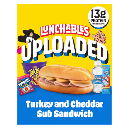 Lunchables Uploaded Turkey and Cheddar Sub Sandwich - 15oz