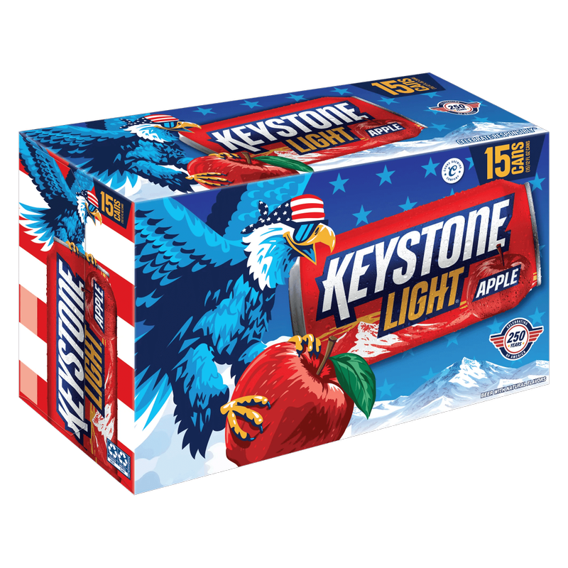 Keystone Light Apple 15pk 12oz Can