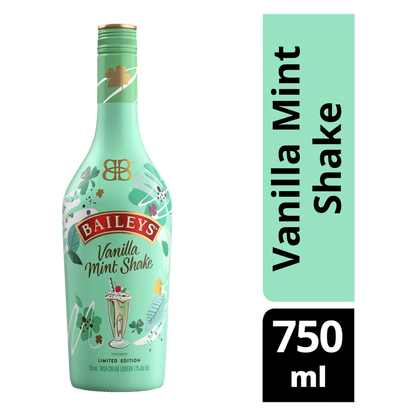 Baileys Vanilla Mint Shake Irish Cream Liqueur 750ml (34 Proof)