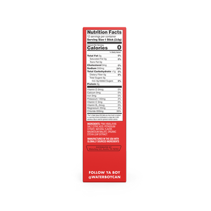 Waterboy Daily Hydration, Watermelon, 12ct