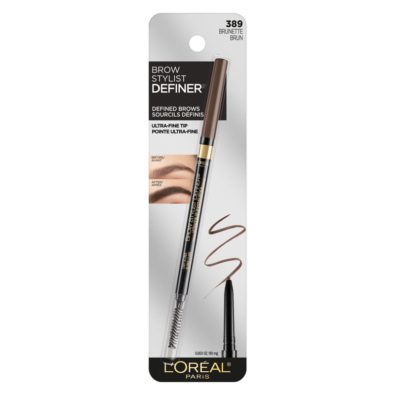 L'Oreal Brow Stylist Definer Eyebrow Mechanical Pencil, 389 Brunette