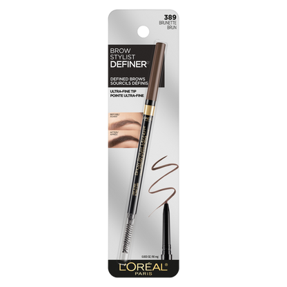 L'Oreal Brow Stylist Definer Eyebrow Mechanical Pencil, 389 Brunette