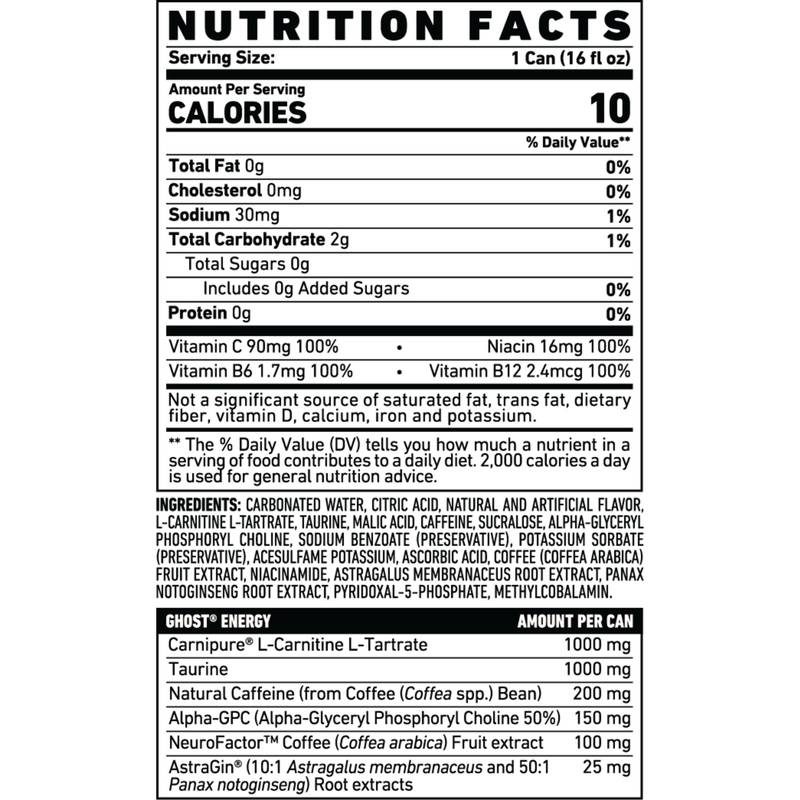 GHOST ENERGY Welch's Grape 16oz Can
