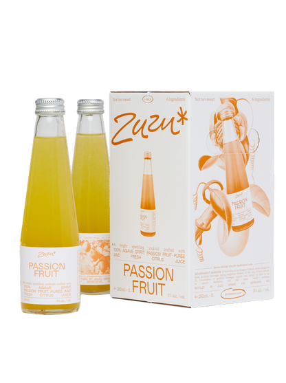 Zuzu Sparkling Cocktail Passionfruit 4pk 250ml - Unknown – BevMo!