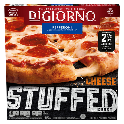 DiGiorno Frozen Cheese Stuffed Crust Pepperoni Pizza, 22.2oz