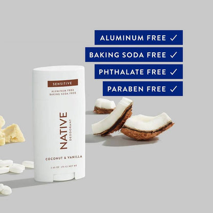 Native Deodorant, Coconut & Vanilla, 2.65 oz