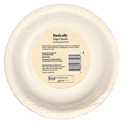 Basically 24ct Strong & Sturdy Paper Bowls 20oz