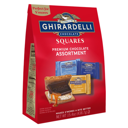 Ghirardelli Perfect for S'mores Premium Chocolate Assortment Squares 15.4oz