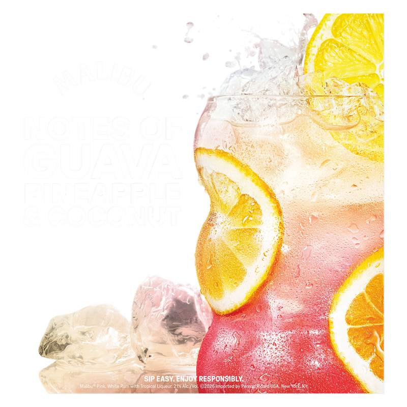Malibu Pink Rum 750ml (42 Proof)