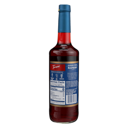 Torani Sugar Free Raspberry Syrup 750mL Btl