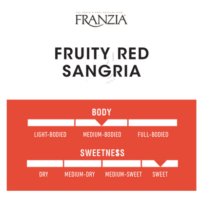 Franzia Fruity Red Sangria 5L Box