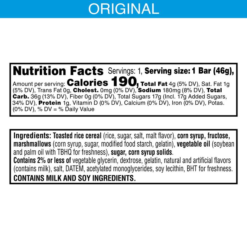 Rice Krispies Treats® Homestyle Original, 1.6oz