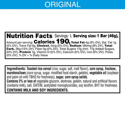 Rice Krispies Treats® Homestyle Original, 1.6oz