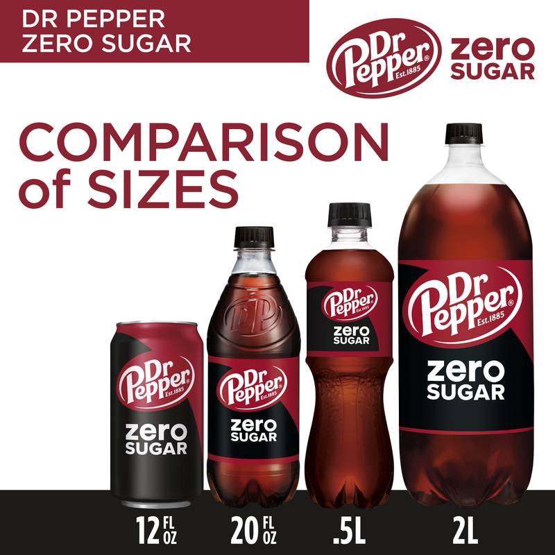 Dr Pepper Zero Sugar 20oz Btl
