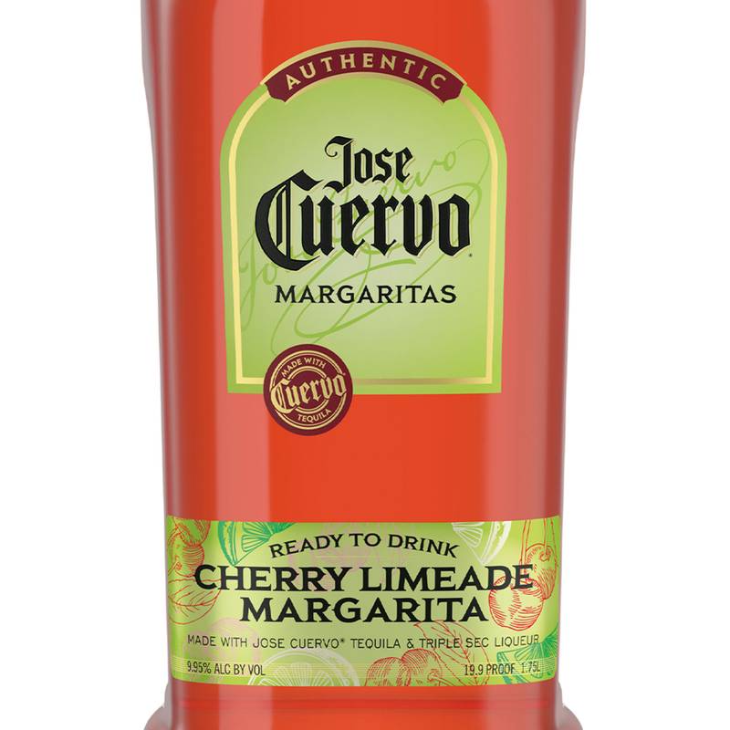 Jose Cuervo Authentic Margarita Cherry Limeade Ready to Drink Cocktail 1.75L 9.95% ABV