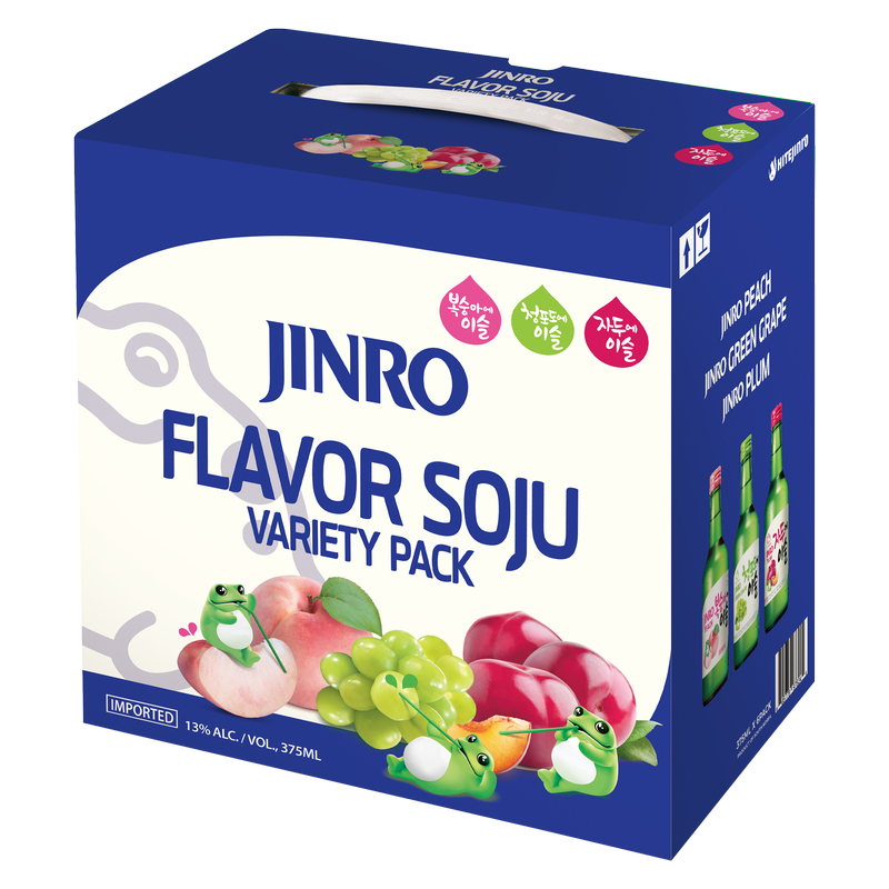 Jinro Flavor Soju Variety Pack 6pk 375ml