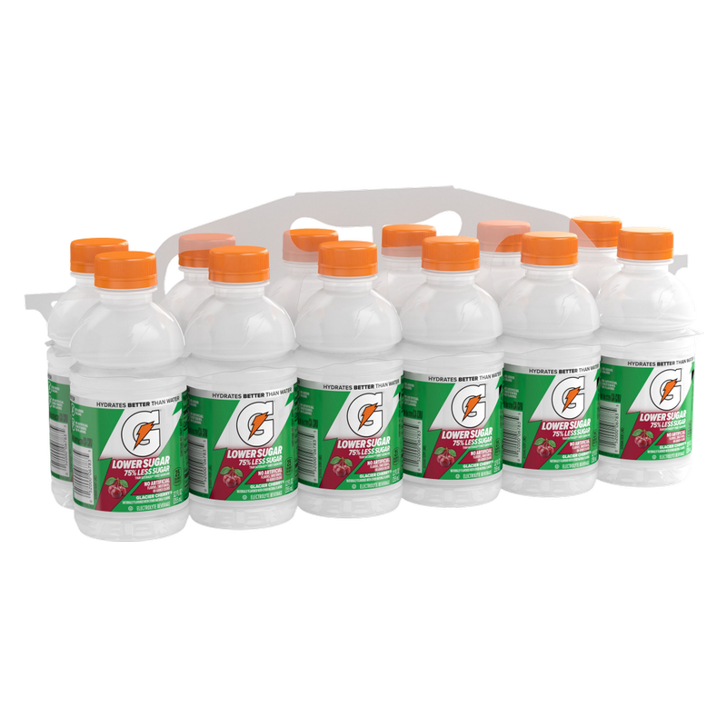 Gatorade Lower Sugar Glacier Cherry 12ct 12oz Btl