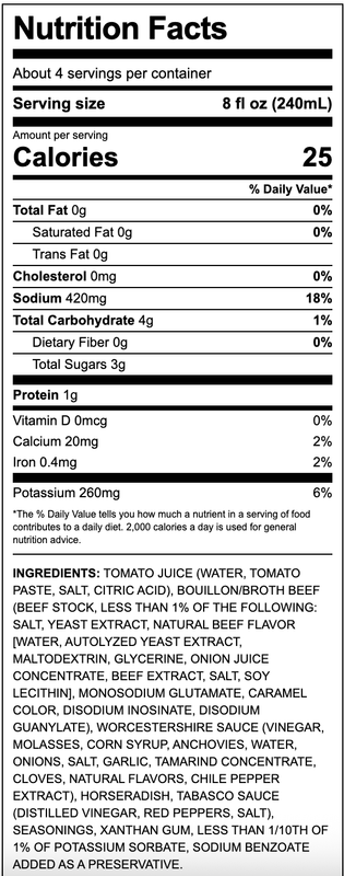 Dr. Swami Bone Daddy's Spicy Cajun Bloody Mary Mix 1L Btl