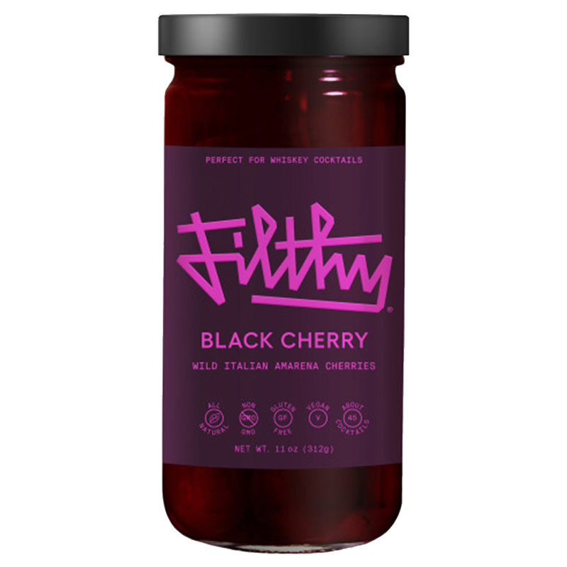 Filthy Black Cherries 8oz - Filthy Food – BevMo!