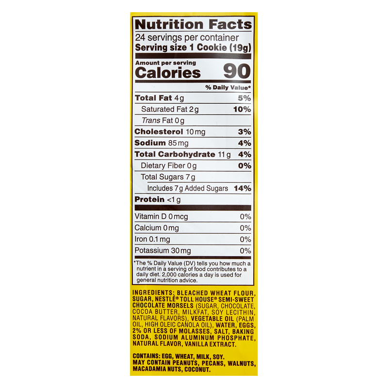 Nestle Toll House Chocolate Chip Cookie Ready to Bake Dough - 24ct/16.5oz