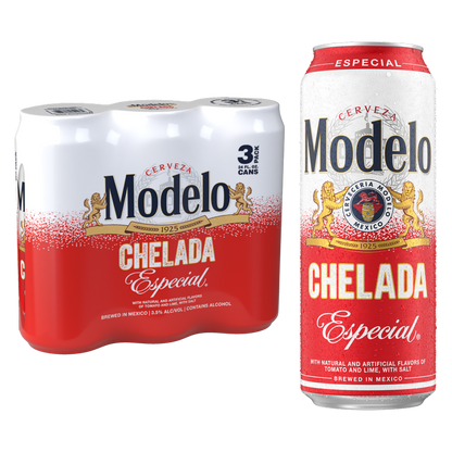Modelo Chelada Especial 3pk 24oz Can 3.5% ABV