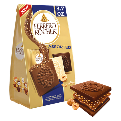 Ferrero Rocher Assorted Squares, 3.7oz