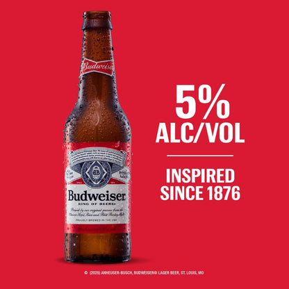 Budweiser 12pk 16oz Bottle 5.0% ABV