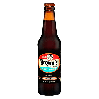 Brownie Caramel Root Beer Soda 12oz
